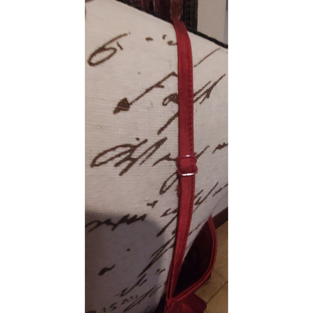 Beautiful B Smart Formal Shiny Red Gown w Waterfall Hem High Low Train SZ 7 - Picture 8 of 9